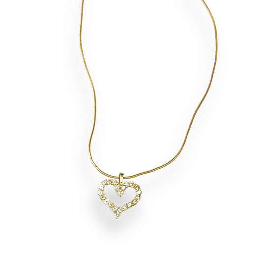 1.32 cttw Heart Shape Pendant in 14K Yellow Gold