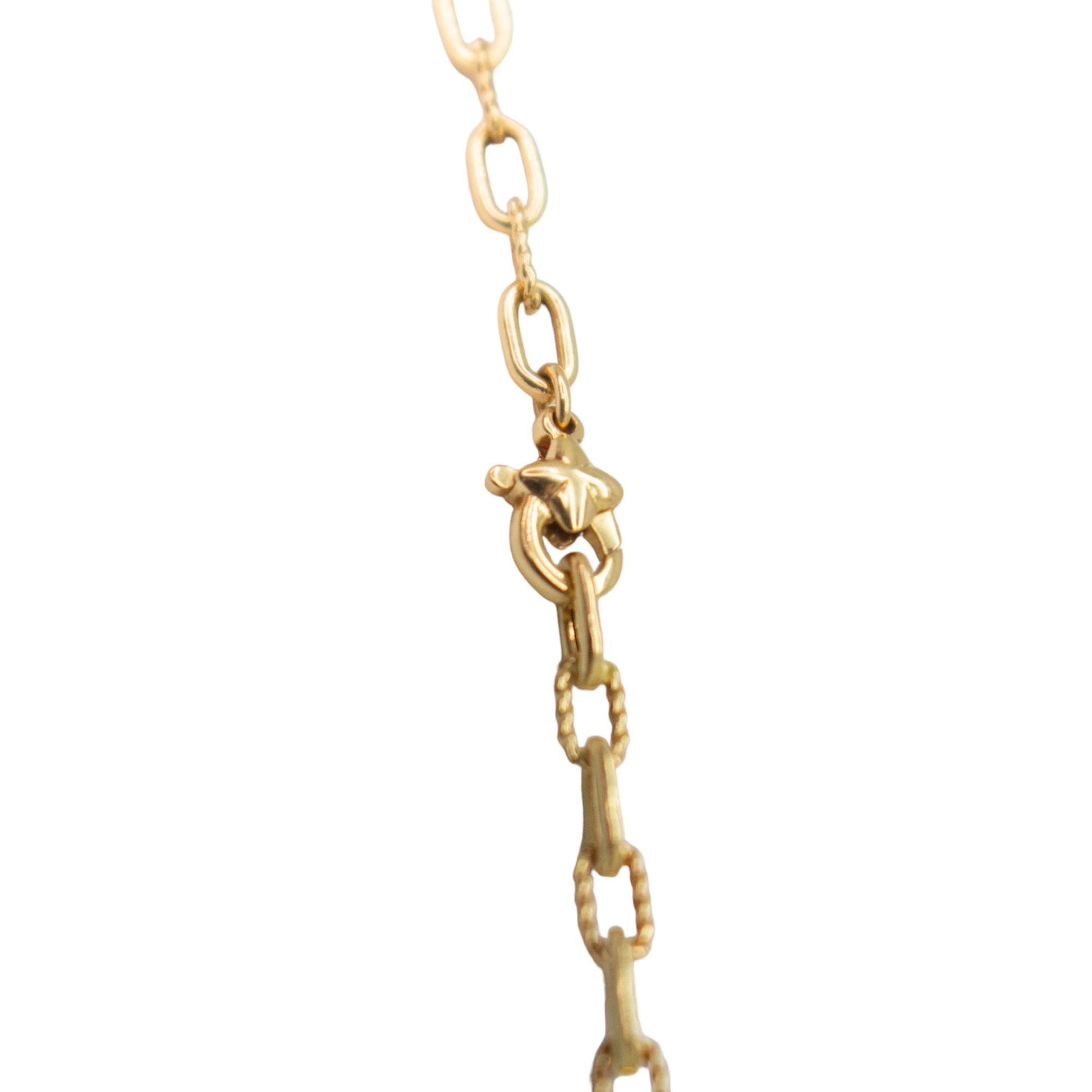 18k Yellow Gold David Yurman Chain 17g. 18 inch