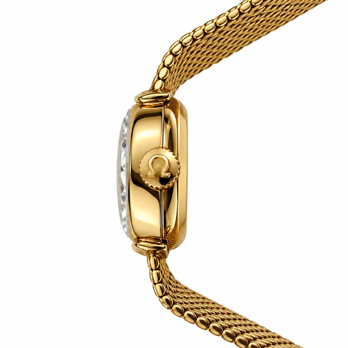 1960's Vintage De Ville Ladymatic Omega in 18k Yellow Gold 29.45g.