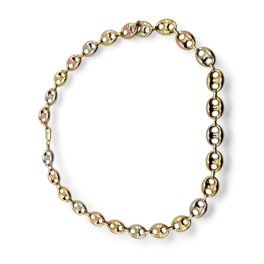 18k Yellow Gold Mariner Link Chain 41.04g. 20inch.