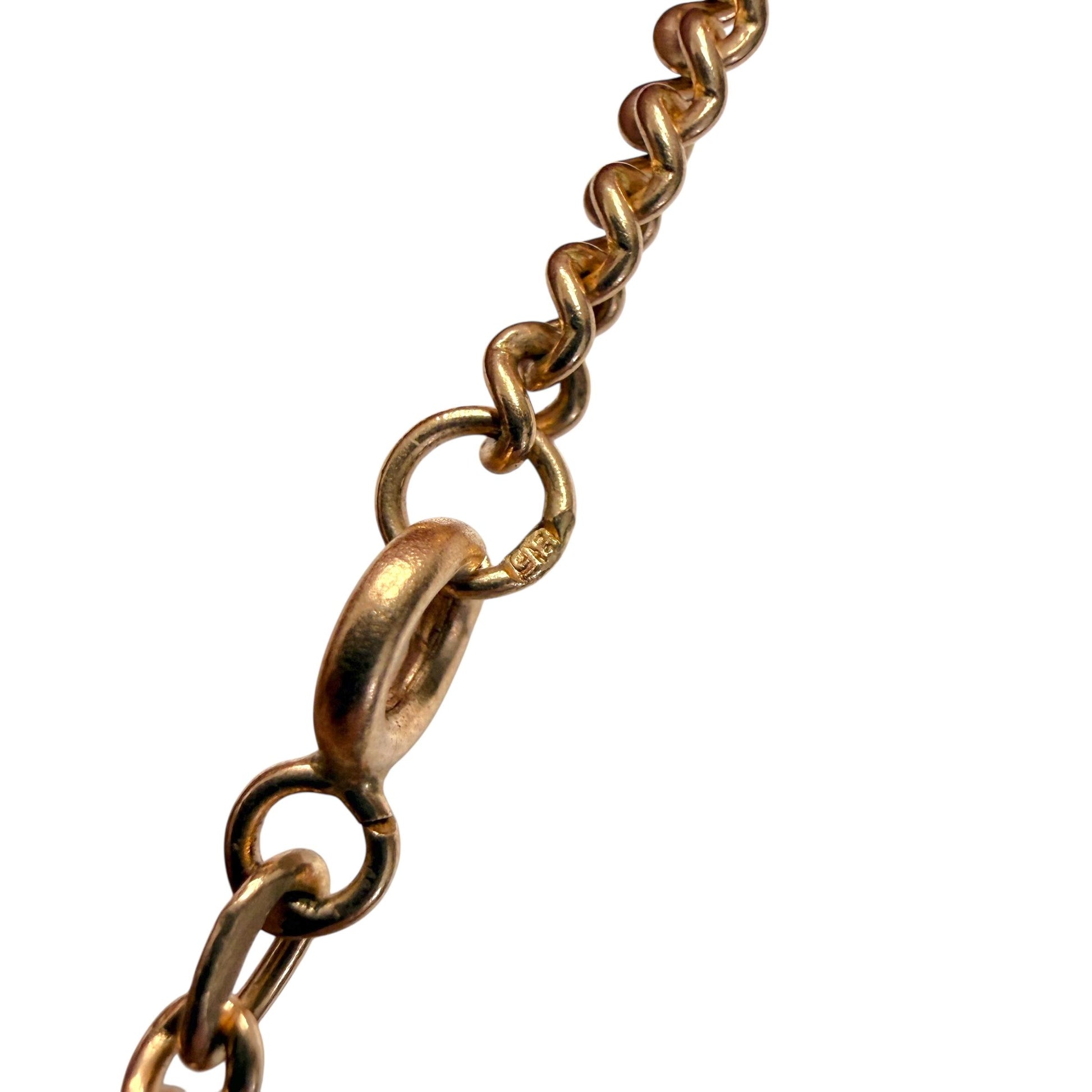 14k Rose Gold Crub Link Chain 18.25g. 28"