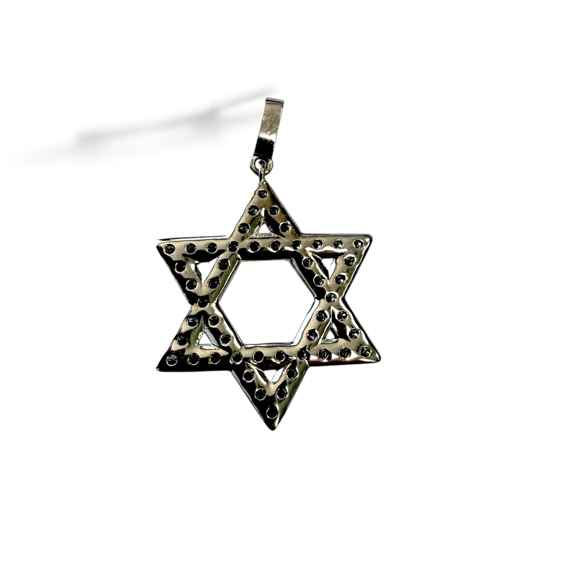2.25cttw. White Diamond Star of David in 14k White Gold 6.46g.