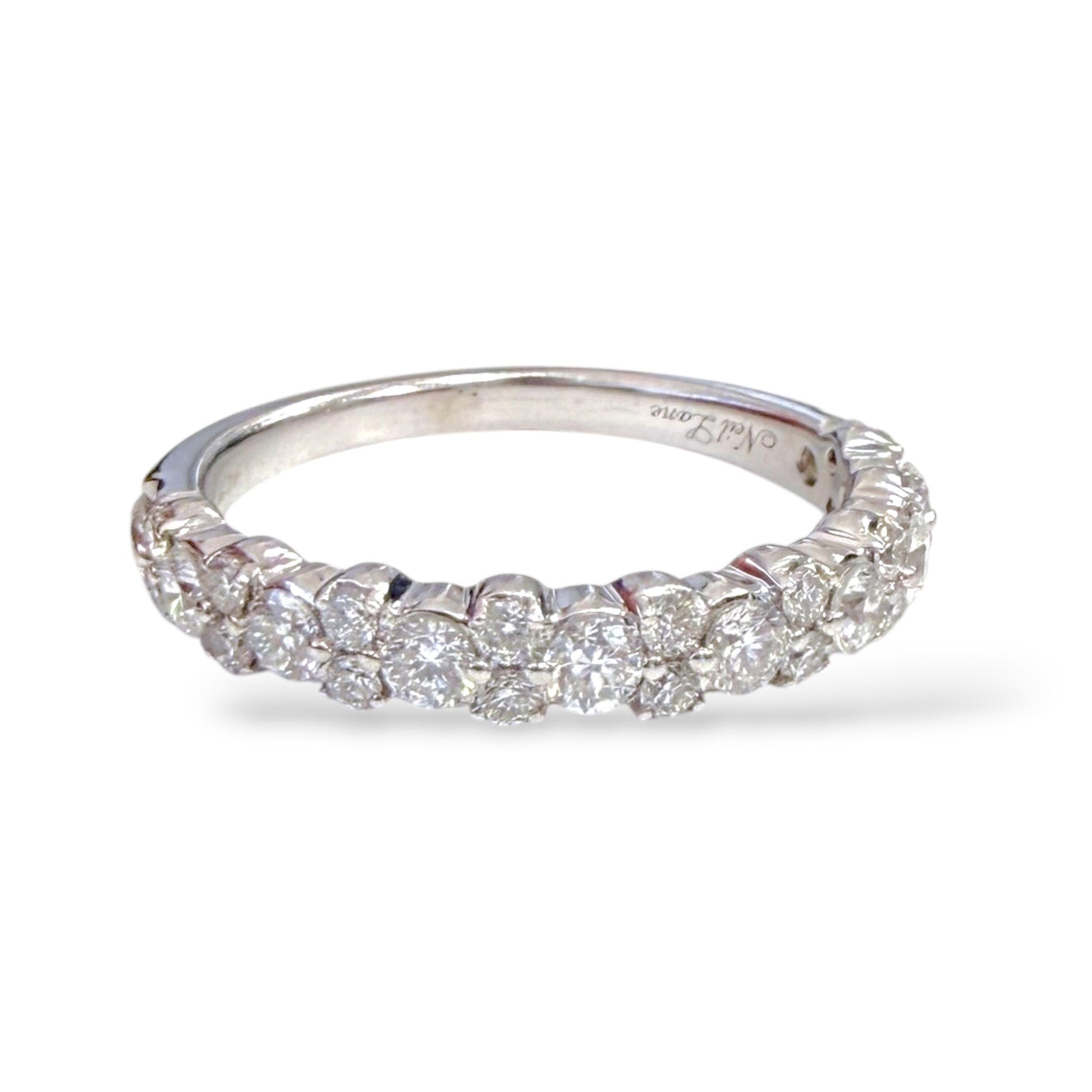 2.61 cttw. White Diamond Neil Lane Engagement Set in 14k White Gold 6.80g.