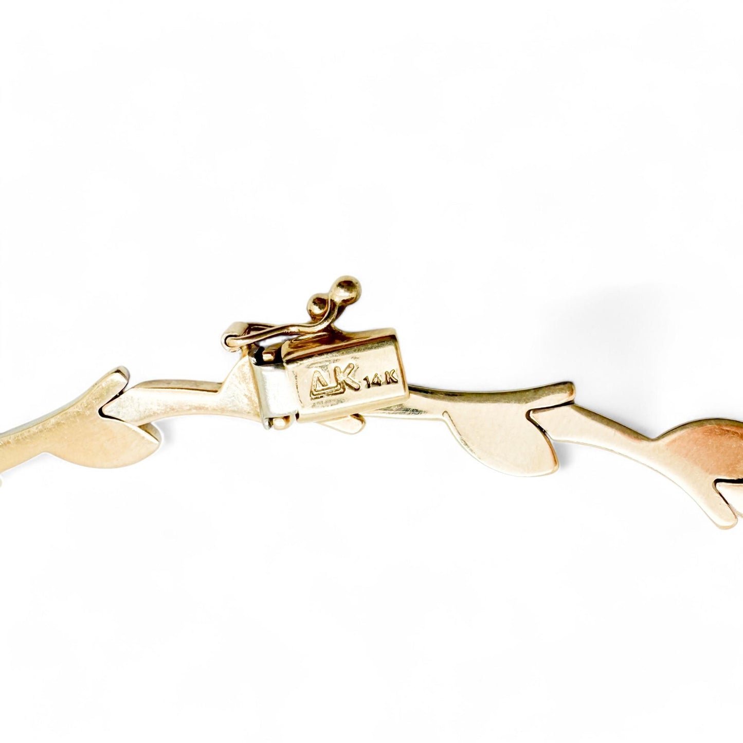 Two-Toned 14k Yellow Gold Necklace 15.1g