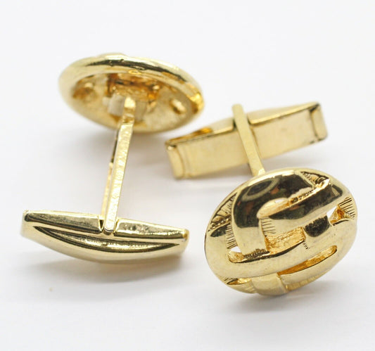 Men's Gold Cuff Links in 14kt Yellow Gold 8.7 GRS