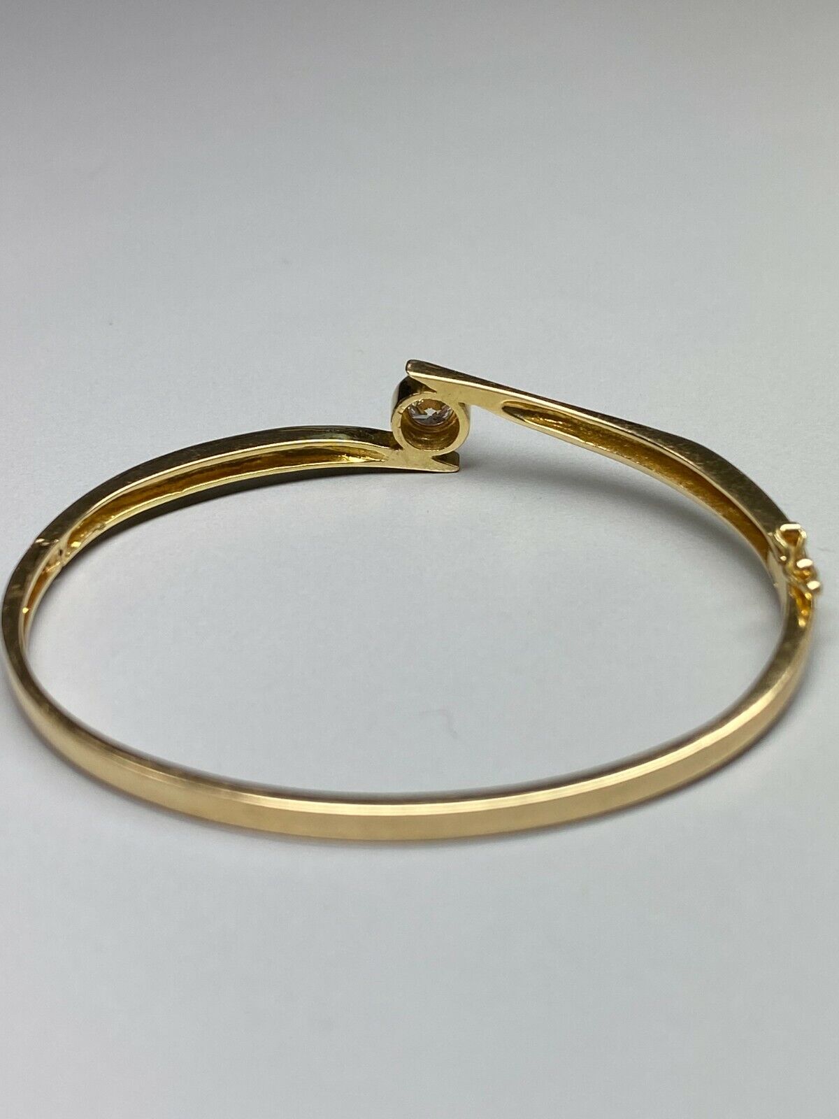 18k Yellow Gold Diamond Bracelet 7" 0.53ct