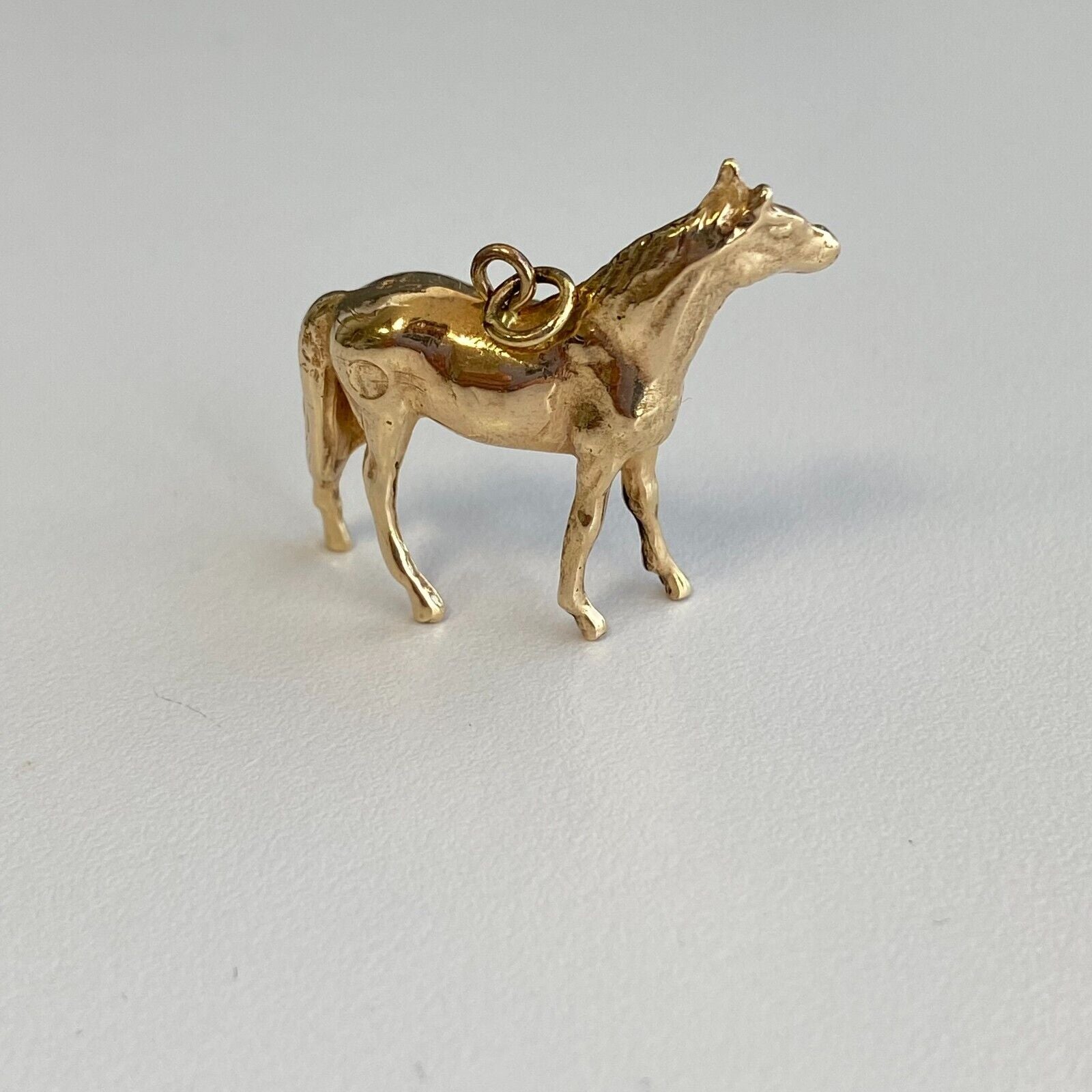 14k Gold Horse Pendant 11.3gr