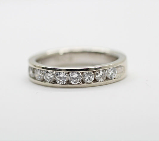 14k White Gold Diamond Eternity Band 0.50 CTW 4.25us