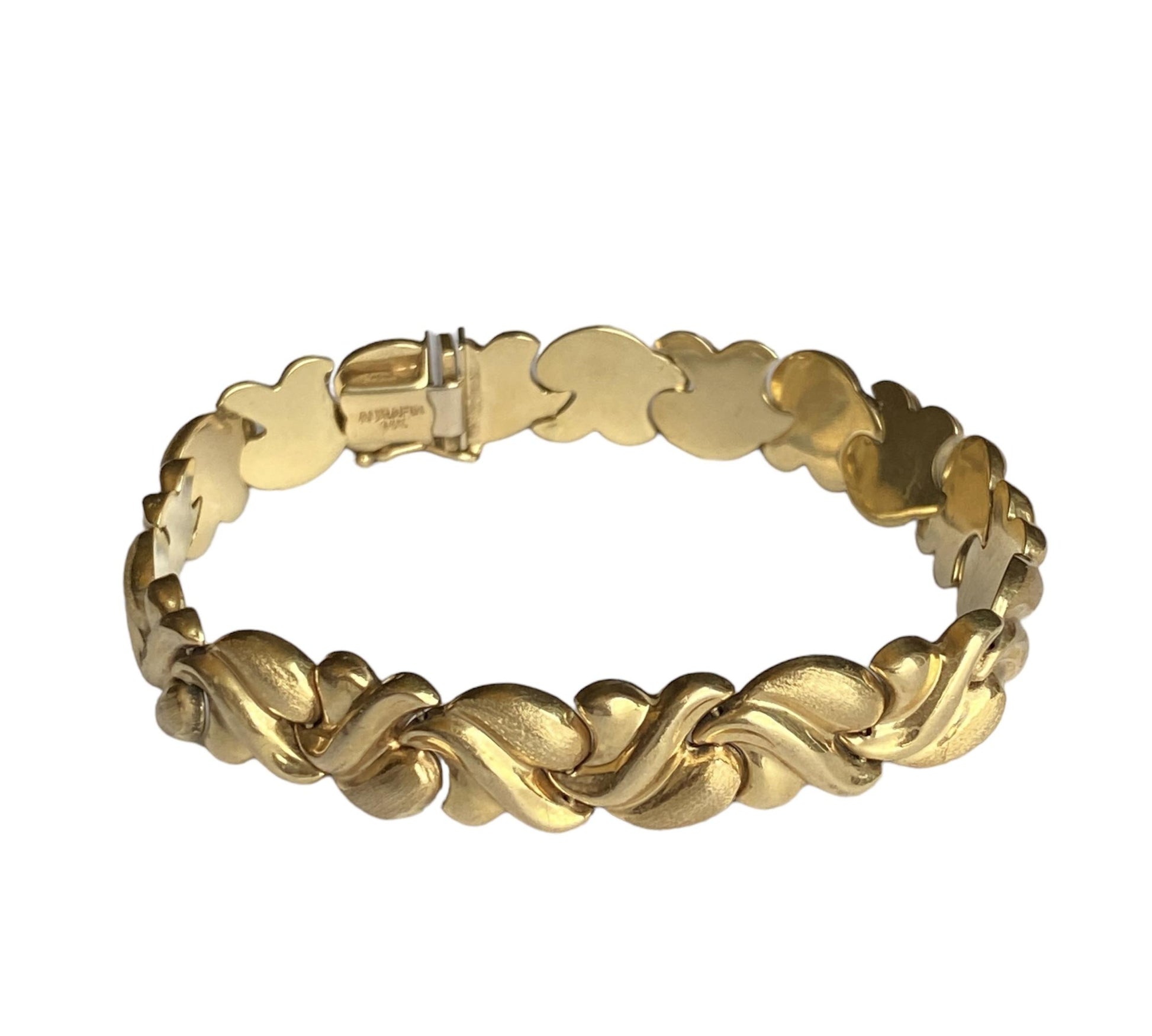 Yellow Gold 14K Vintage Chain Bracelet 14.62G Aurafin