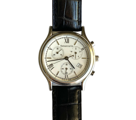 Tiffany & Co Chronograph Classical Mens' Watch S\Steel